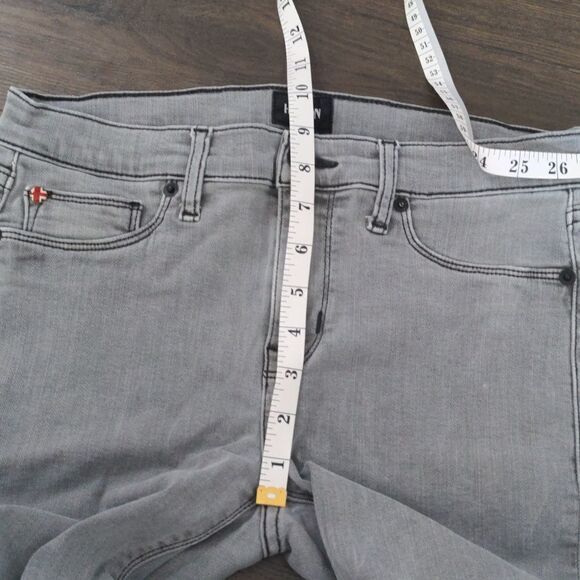 Hudson Harkin Crop Super Skinny Cuff Demu Gray Size 28 - Picture 7 of 11